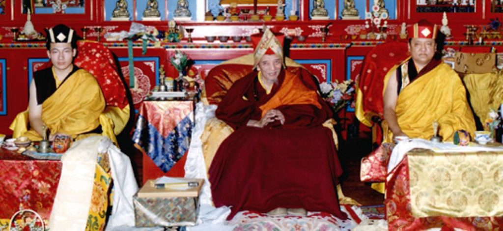 Thaye Dorje, Seine Heiligkeit der 17. Gyalwa Karmapa, Chogye Trichen Rinpoche und Shamar Rinpoche