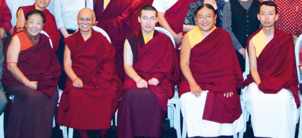 Luding Kenchen Rinpoche, Thaye Dorje, Seine Heiligkeit der 17. Gyalwa Karmapa und Sakya Trizin Rinpoche